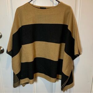 Ann Taylor Black and Tan Cape